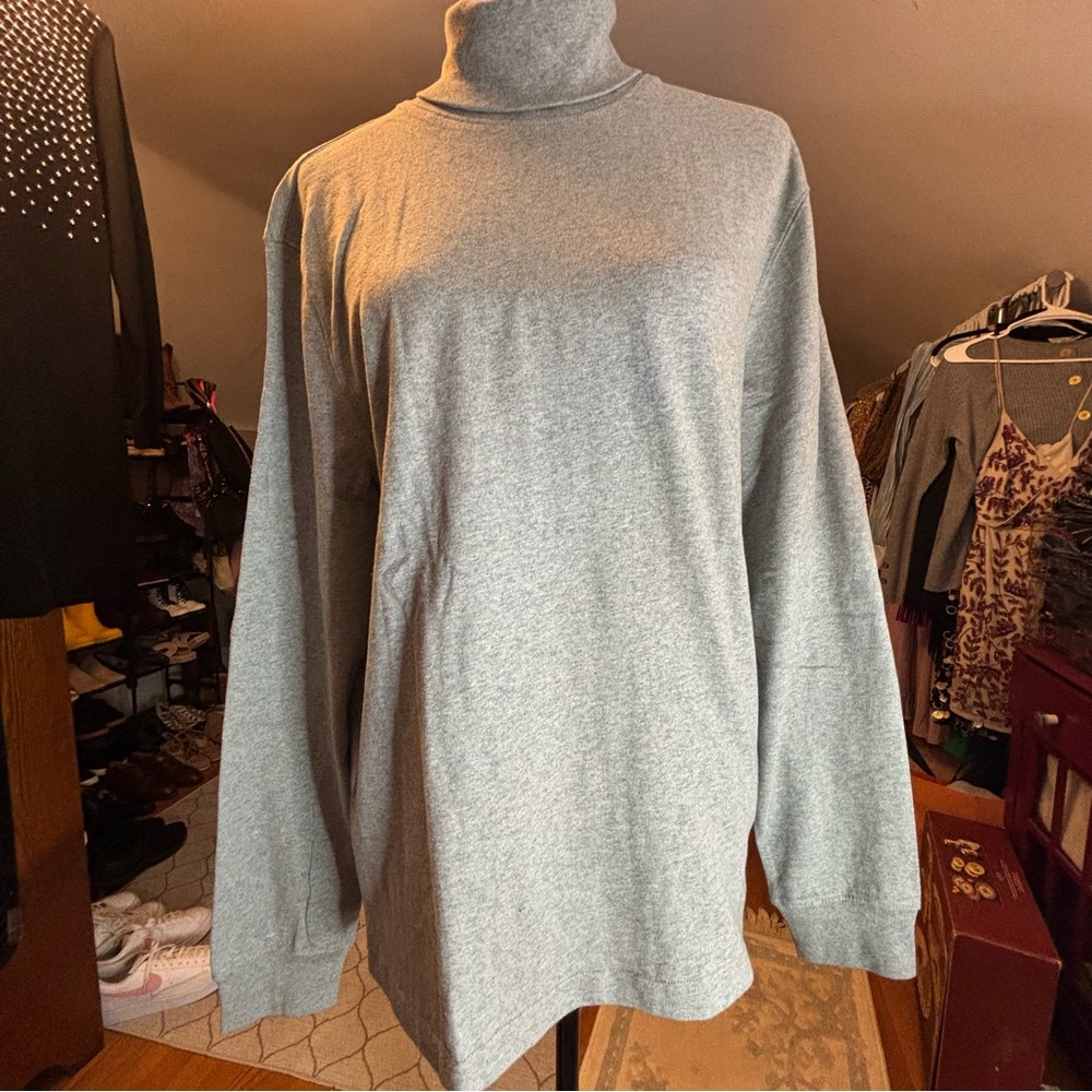 J CREW Cotton Turtleneck Men’s Shirt Sz Medium - Picture 3 of 9
